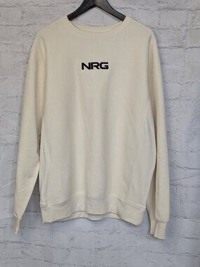 Nike NRG Essential Fleece Crewneck Sweatshirt Cream Ivory Men's M Unisex